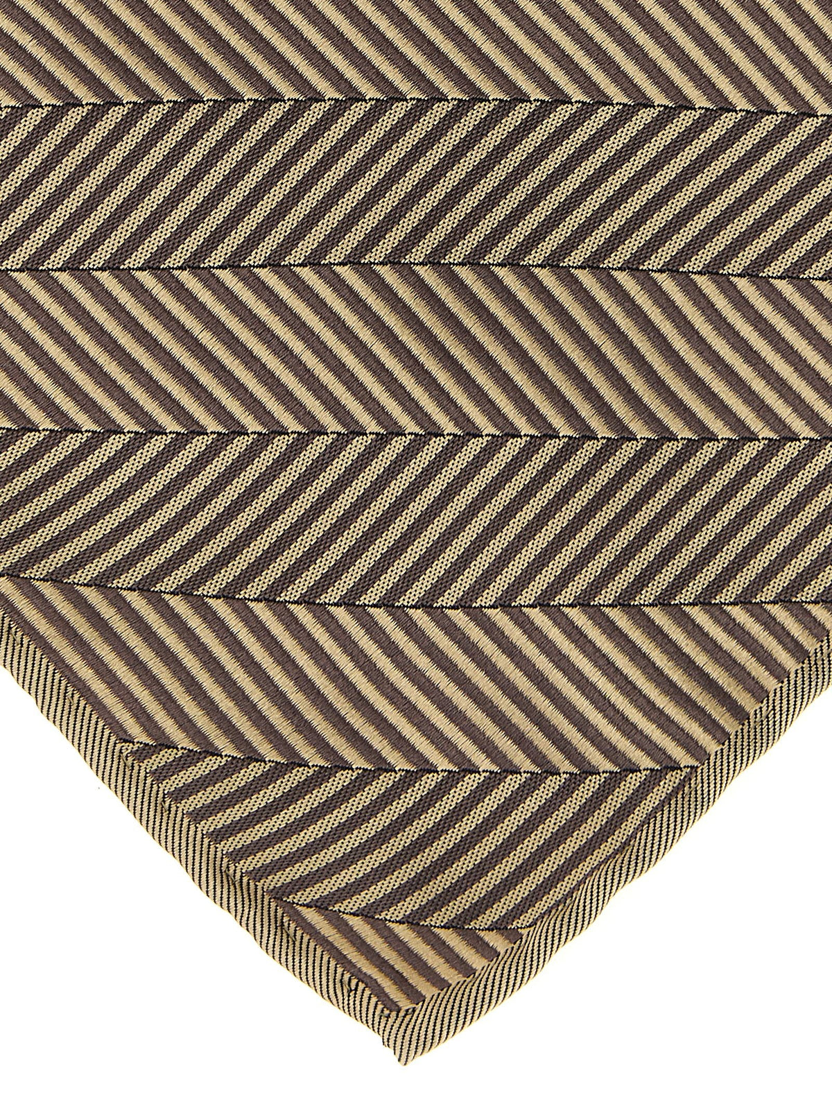 Brunello Cucinelli Chevron Pocket Clutch Beige