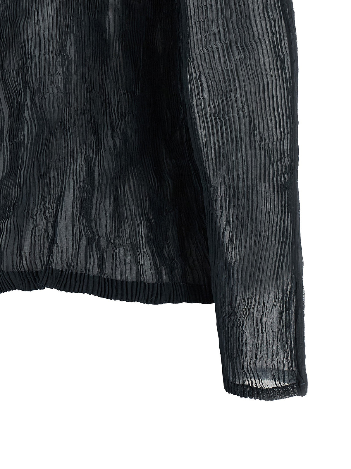 ISSEY MIYAKE Chiffon Twist Cardigan Blue, view 4