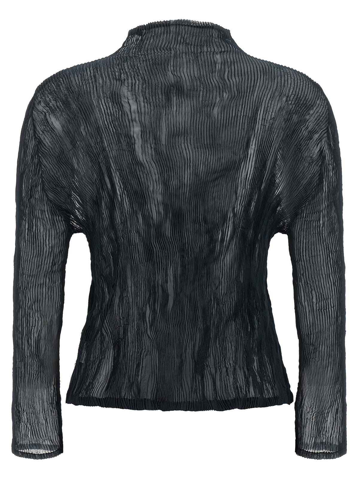 ISSEY MIYAKE Chiffon Twist Cardigan Blue, view 2