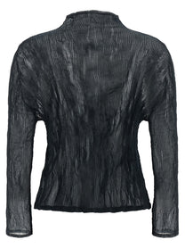 ISSEY MIYAKE Chiffon Twist Cardigan Blue, view 2