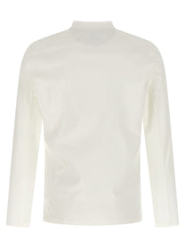 Brunello Cucinelli Chimney Neck Shirt White