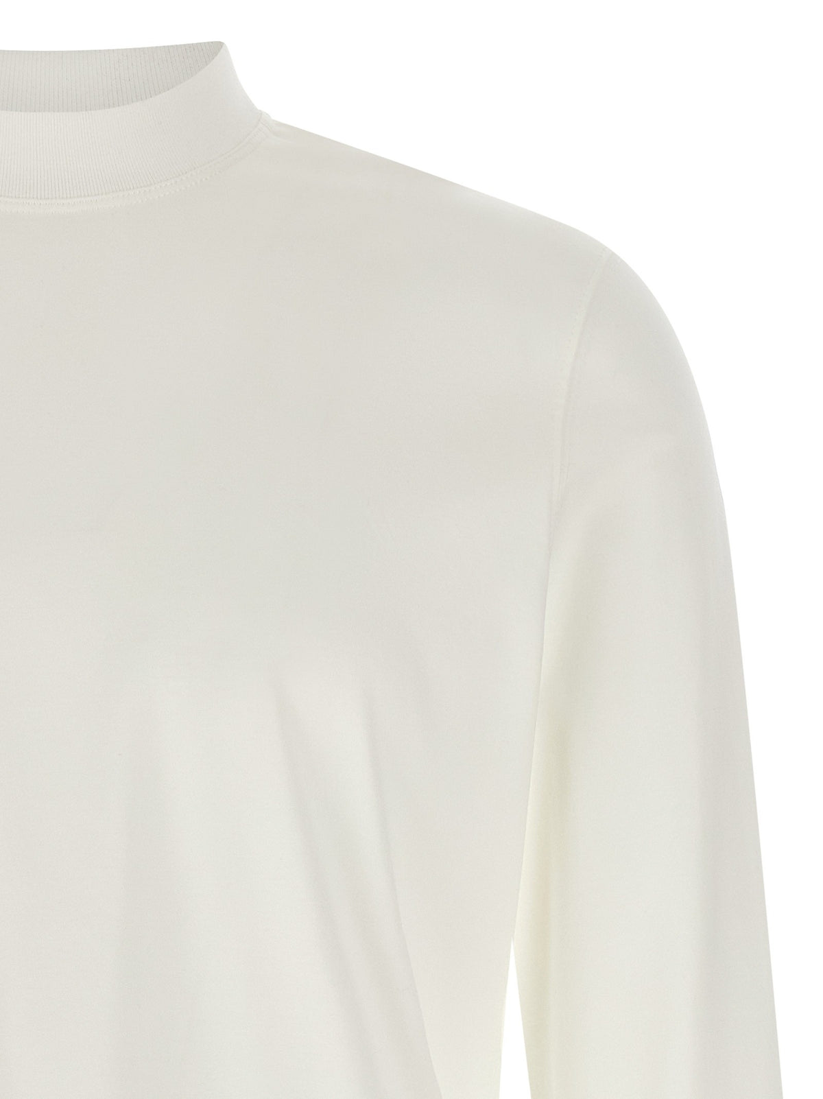 Brunello Cucinelli Chimney Neck Shirt White