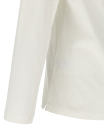 Brunello Cucinelli Chimney Neck Shirt White