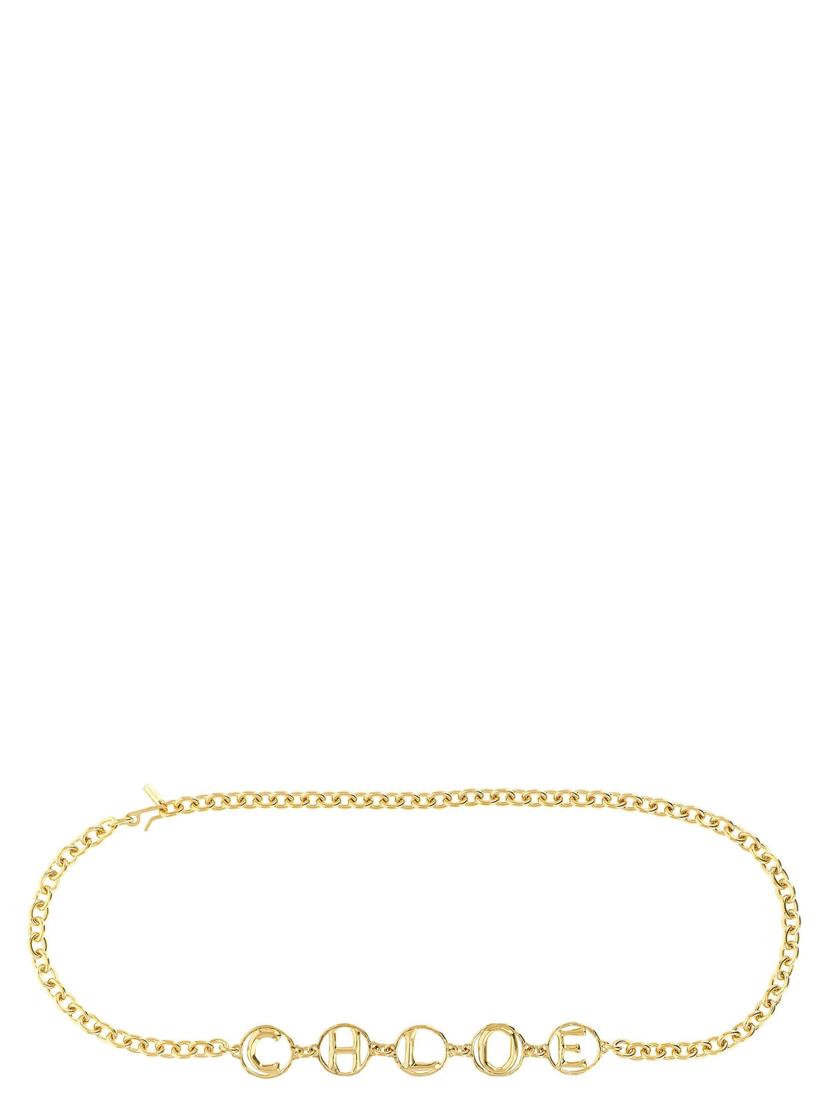 Chloé Chloé Script Jewel Belt Gold