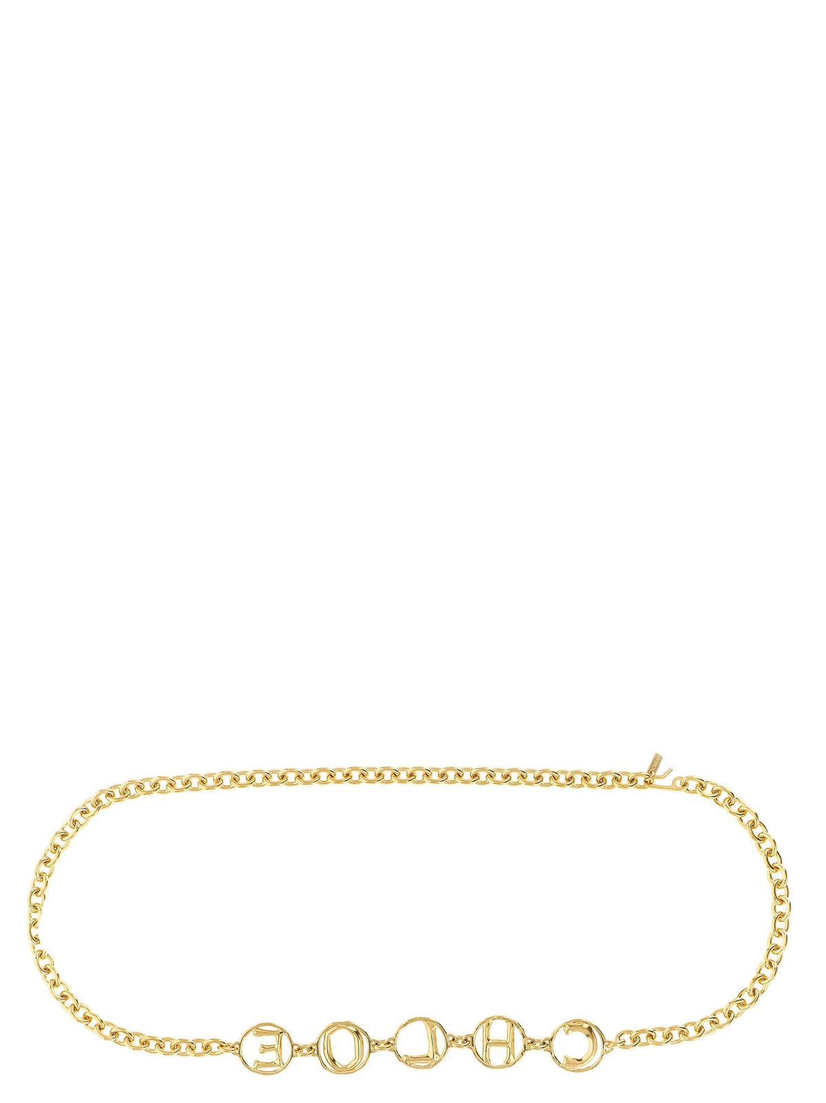 Chloé Chloé Script Jewel Belt Gold