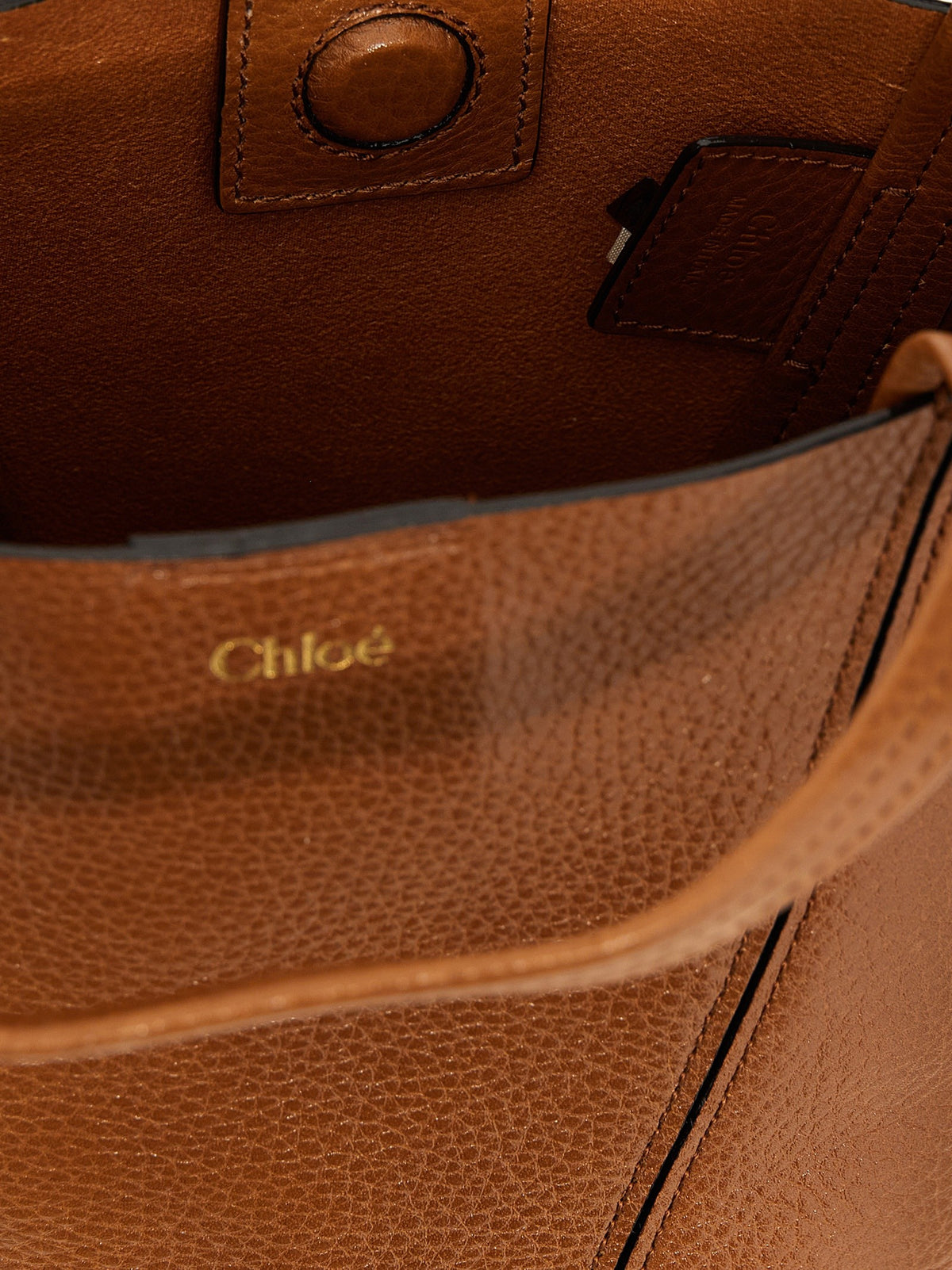 Chloé Chloé Spin Handbag Brown