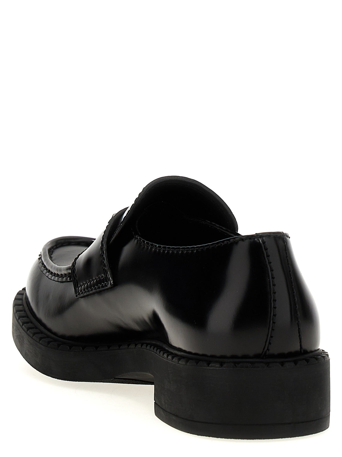 PRADA Chocolate Loafers Black