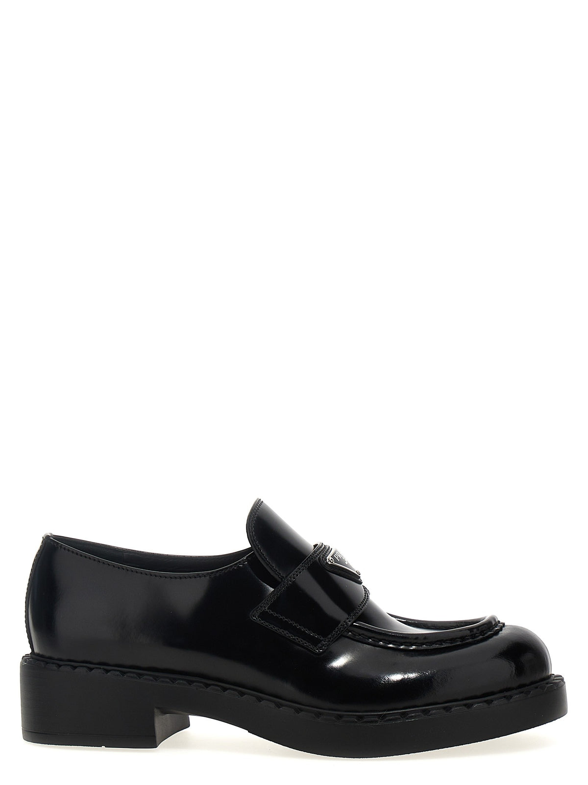 PRADA Chocolate Loafers Black