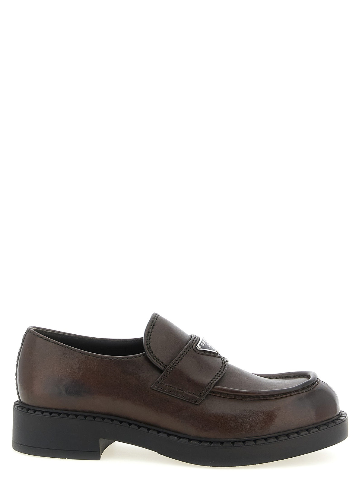 PRADA Chocolate Loafers Brown
