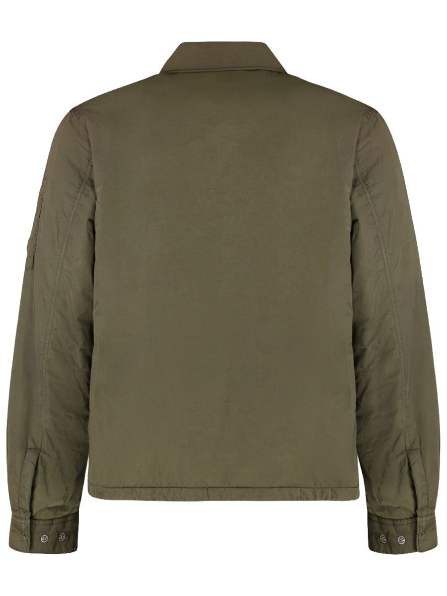 C.P. Company Men's Chrome Overshirt Green, view 2