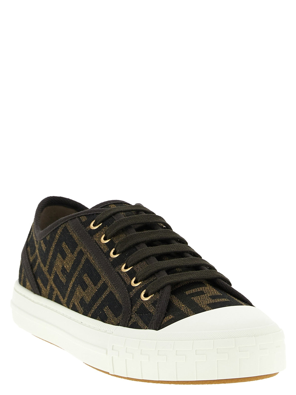 Fendi Chunky Sneakers Brown