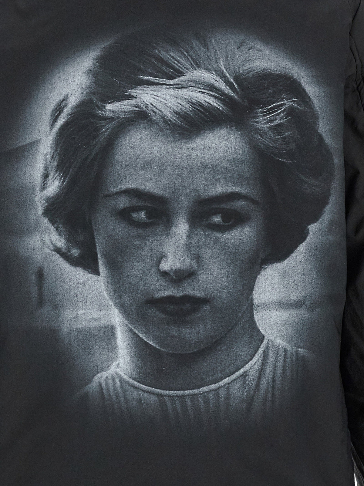 Undercover Cindy Sherman Print Hooded Jacket Black