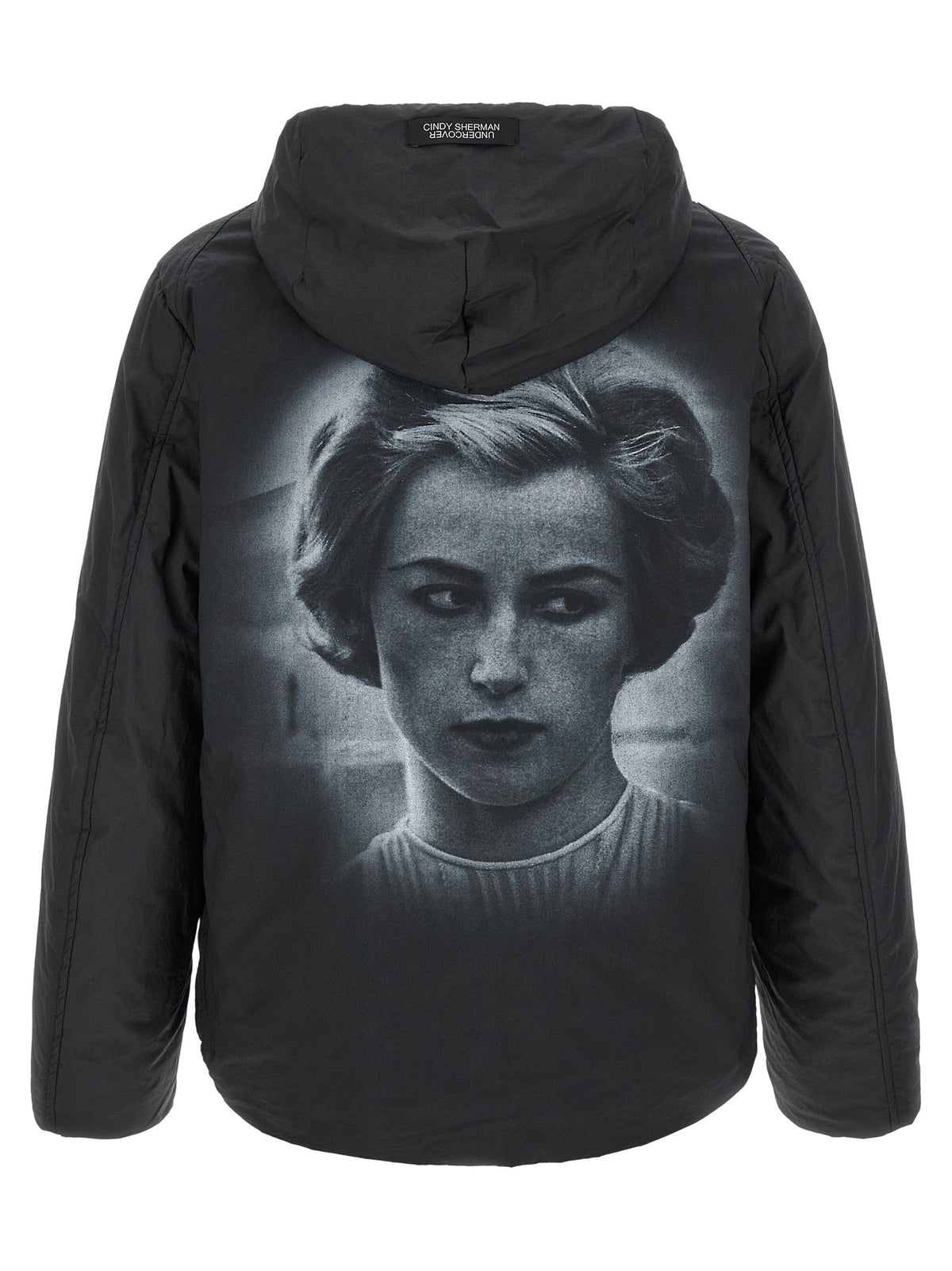 Undercover Cindy Sherman Print Hooded Jacket Black