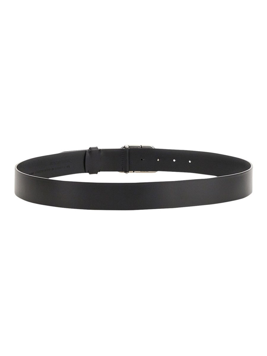 Balenciaga Men's Cintura BB in Pelle Black