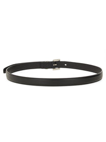 Saint Laurent Women's Cintura Cassandre Sottile Black