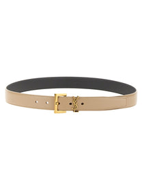 Saint Laurent Women's Cintura Cassandre Beige