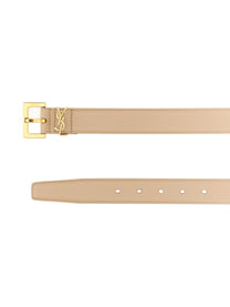 Saint Laurent Women's Cintura Cassandre Beige
