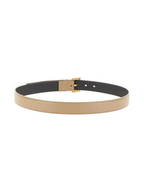 Saint Laurent Women's Cintura Cassandre Beige