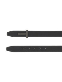 Tom Ford Men's Cintura Con Fibbia Black