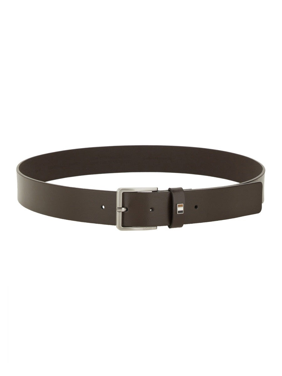 BOSS Men's Cintura Con Brown