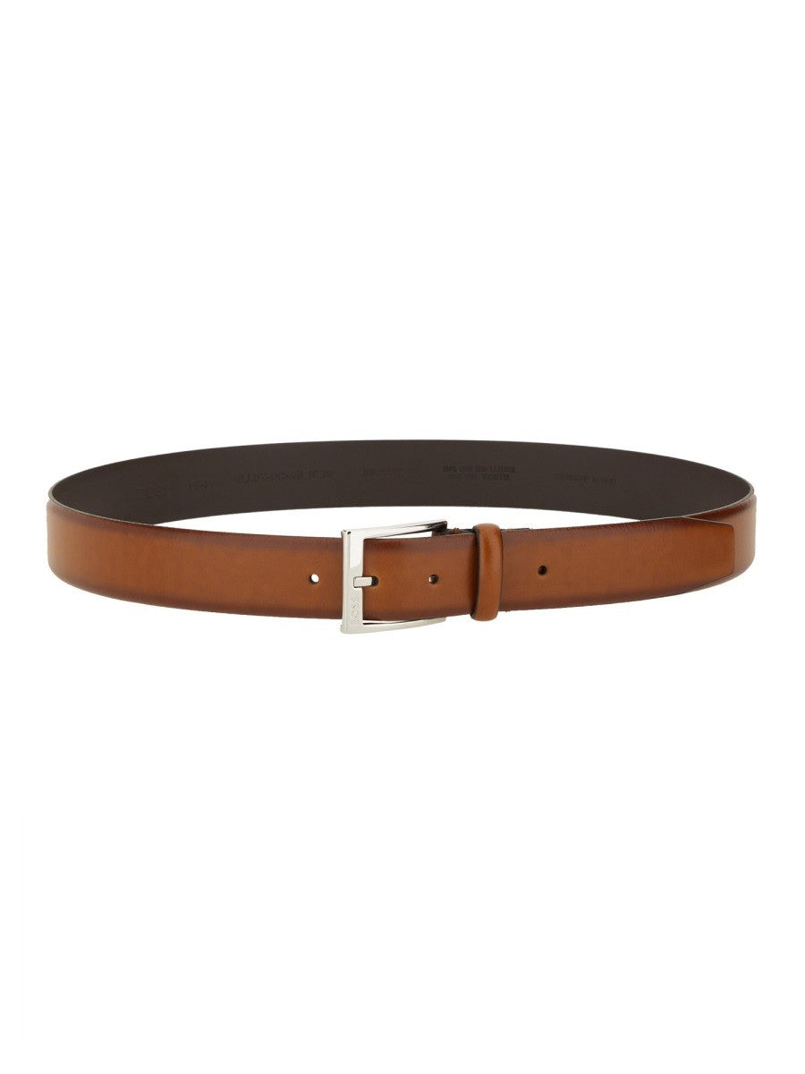 BOSS Men's Cintura Elloy in Pelle Brown