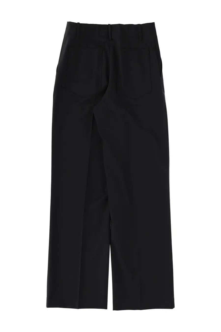 Circus Hotel women’s tailored black high-waisted wide-leg trousers with a sleek and structured design