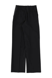 Circus Hotel women’s tailored black high-waisted wide-leg trousers with a sleek and structured design