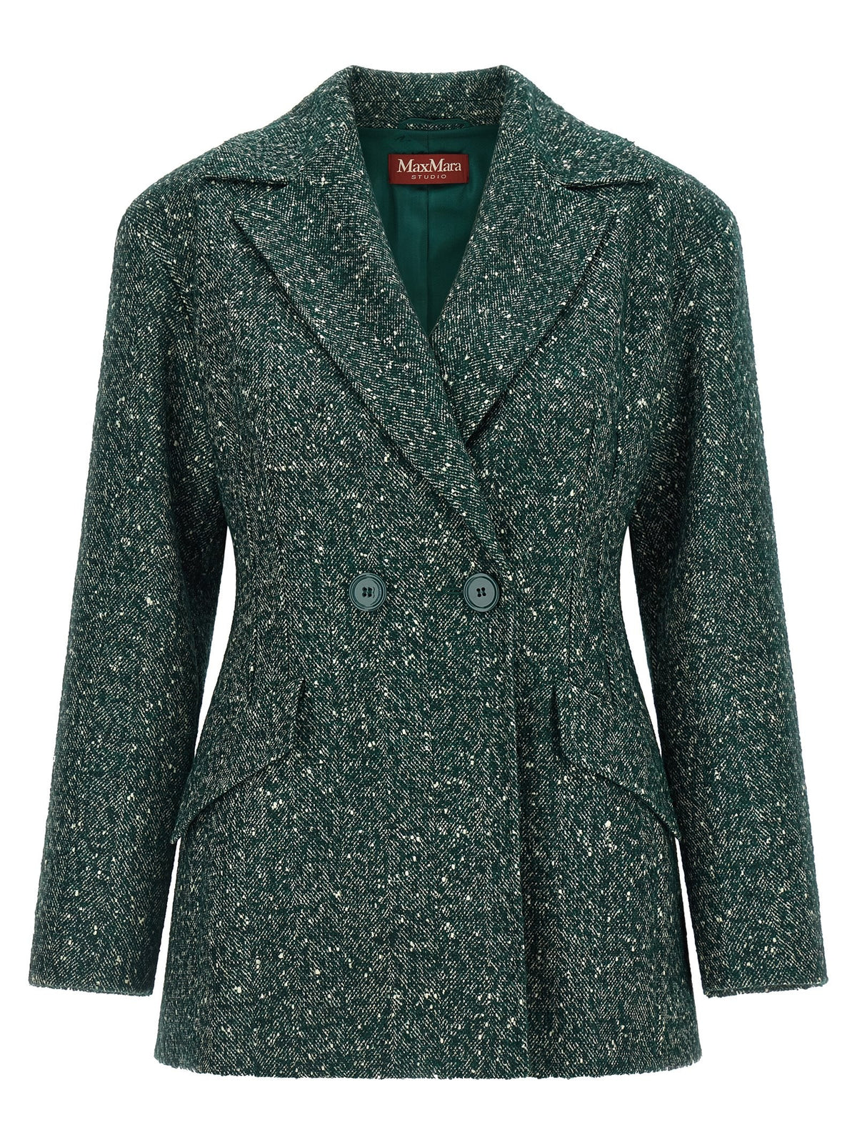 Max Mara Studio Civada Blazer Green