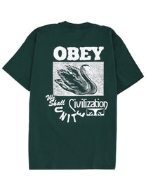 Obey Men's Civilization Shirt Green