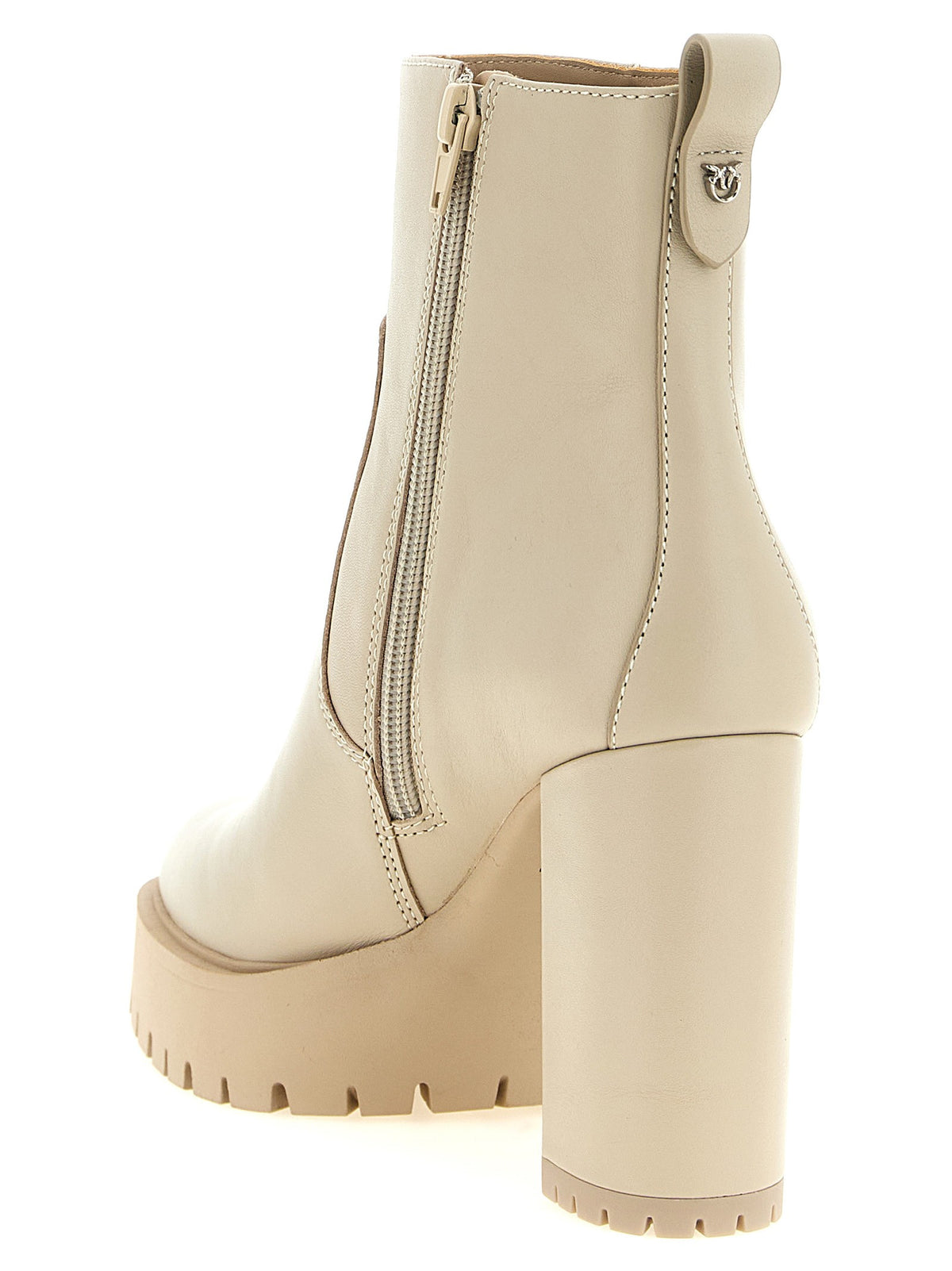 Pinko Clara Ankle Boots White