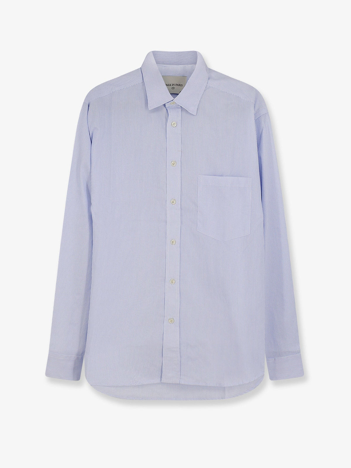 Walk In Paris Men's Classic Cotton Shirt White