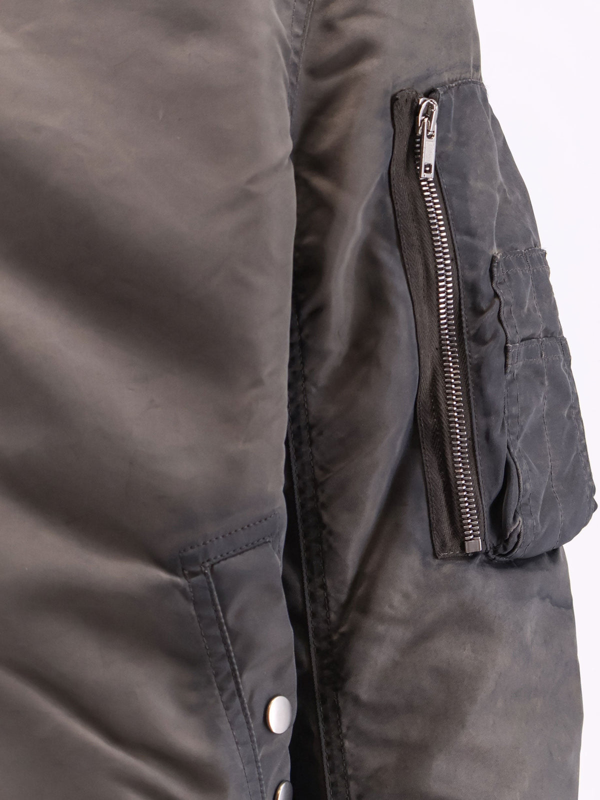 DRKSHDW Men's Classic Flight Bomber Jacket Grey