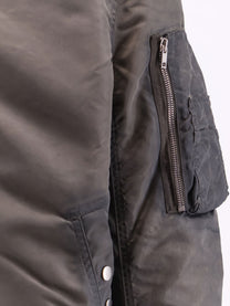 DRKSHDW Men's Classic Flight Bomber Jacket Grey