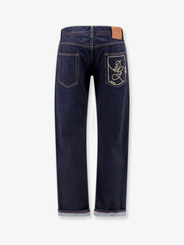 Dolce &amp; Gabbana Men's DG Embroidery Jeans Blue