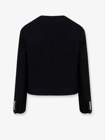 DUNST Women's Classic Tweed Blazer Black