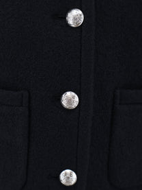 DUNST Women's Classic Tweed Blazer Black