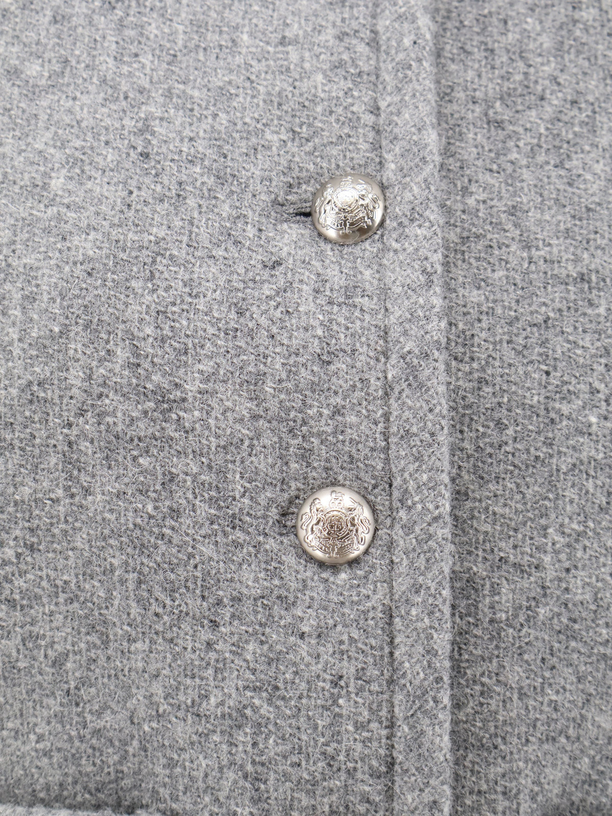 DUNST Women's Classic Tweed Blazer Grey