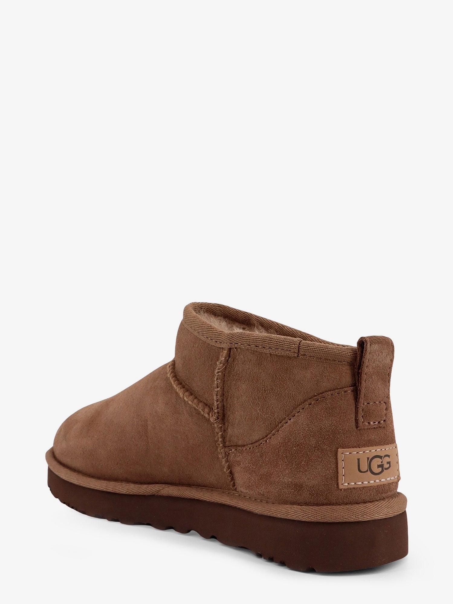 UGG Women's Classic Ultra Mini Suede Ankle Boots Beige