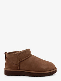 UGG Women's Classic Ultra Mini Suede Ankle Boots Beige