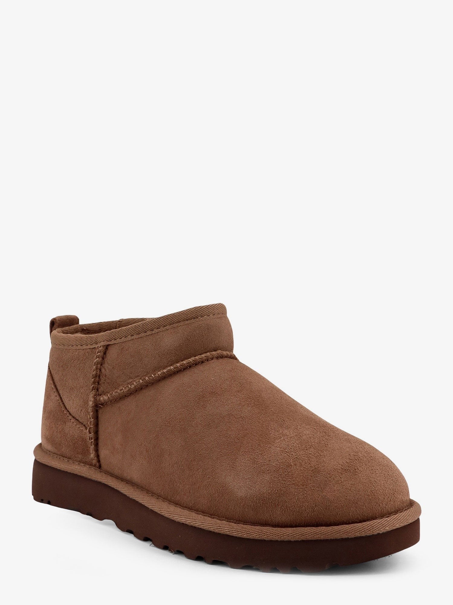 UGG Women's Classic Ultra Mini Suede Ankle Boots Beige