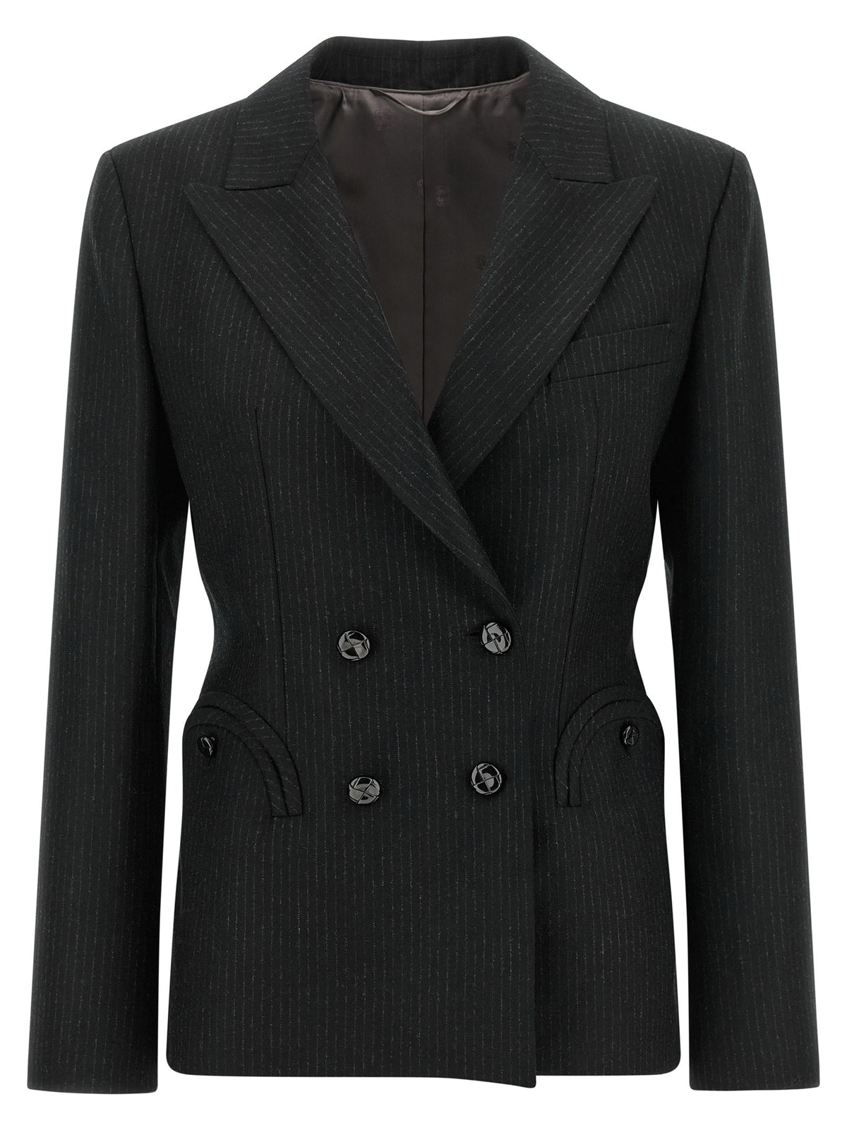 Blazé Milano Classy Carbon Charmer Blazer Black