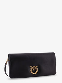 Pinko Women's Medium Love Click Soft Horizontal Clutch Bag Black