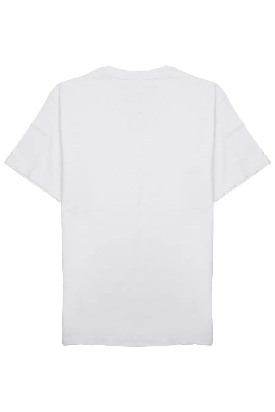 White cotton crew neck t-shirt with short sleeves from closed mens shirt classic in cotone white