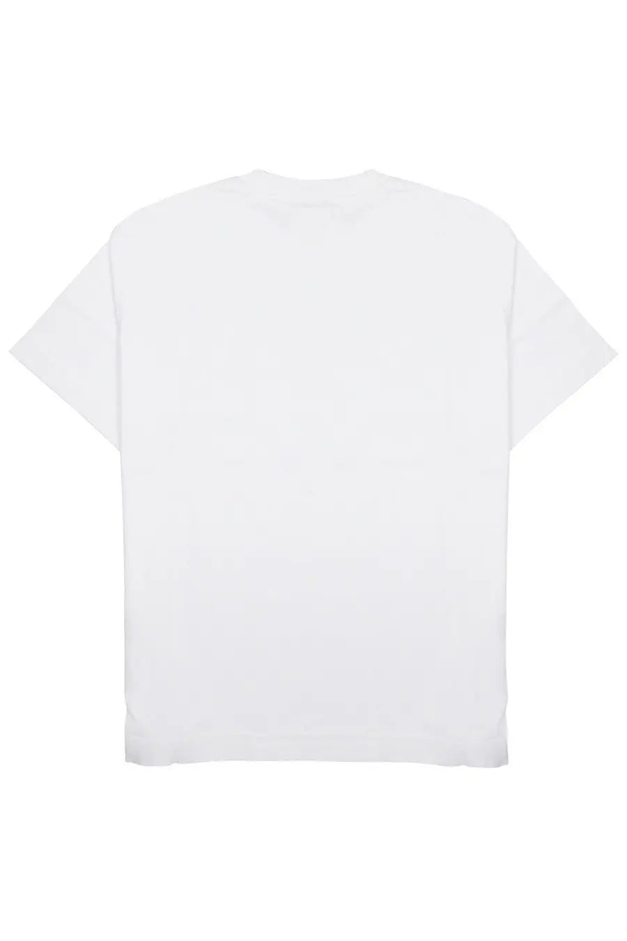 White cotton t-shirt with minimalist design from closed men’s shirt classic in cotone white collection
