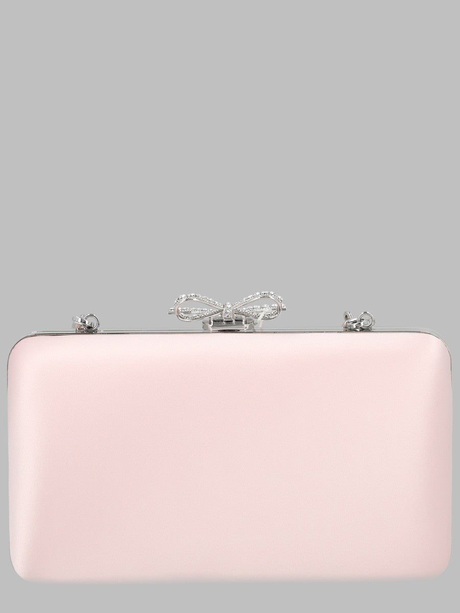 self-portrait Women's Clutch in Raso Con Fiocco Blue