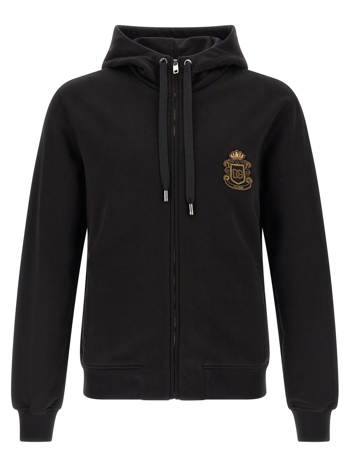 Dolce &amp; Gabbana Coat of Arms Hoodie Black