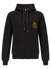 Dolce &amp; Gabbana Coat of Arms Hoodie Black