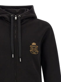 Dolce &amp; Gabbana Coat of Arms Hoodie Black