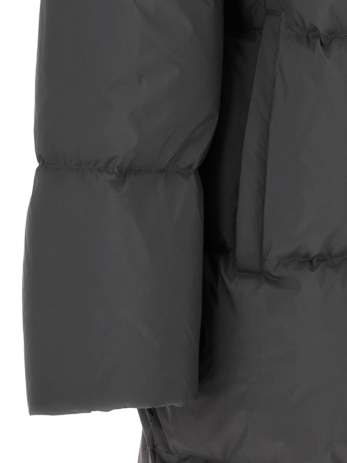 Yves Salomon Army Coat Black