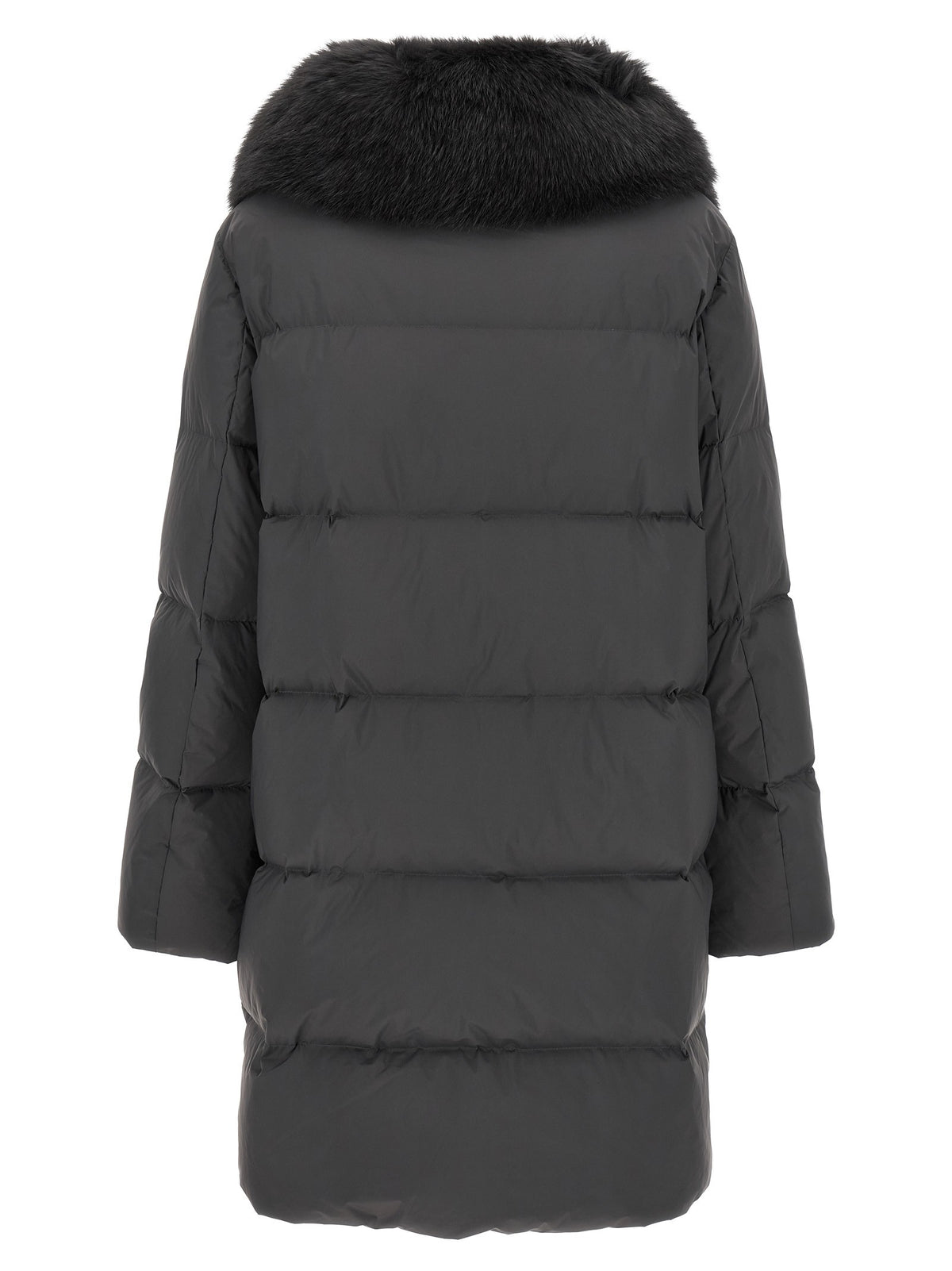 Yves Salomon Army Coat Black
